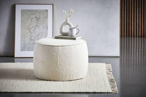 PALL i textil vit  - vit, Trend, textil (60,5/40/60,5cm) - Xora