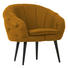 SESSEL in Textil Dunkelgelb - Dunkelgelb/Schwarz, Trend, Holz/Textil (80/77/68cm) - Carryhome SESSEL in Textil Dunkelgelb - Dunkelgelb/Schwarz, Trend, Holz/Textil (80/77/68cm) - Carryhome
