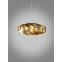 HÄNGELEUCHTE 70/185 cm  - Goldfarben, KONVENTIONELL, Kunststoff (70/185cm)