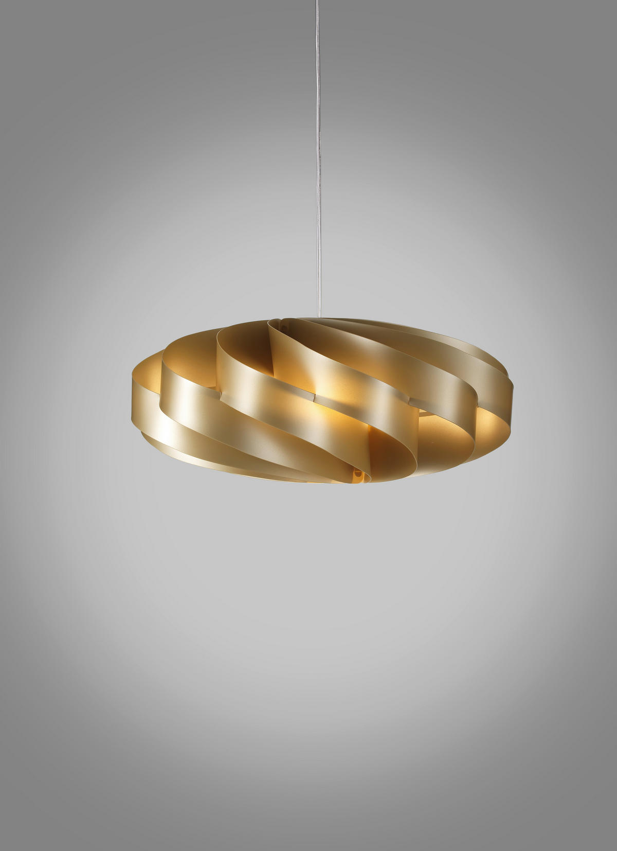 HÄNGELEUCHTE 70/185 cm  - Goldfarben, KONVENTIONELL, Kunststoff (70/185cm)