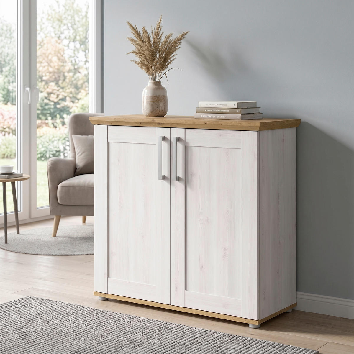 KOMMODE 95/92/39 cm  - Konventionell, Holzwerkstoff/Kunststoff (95/92/39cm) - MID.YOU