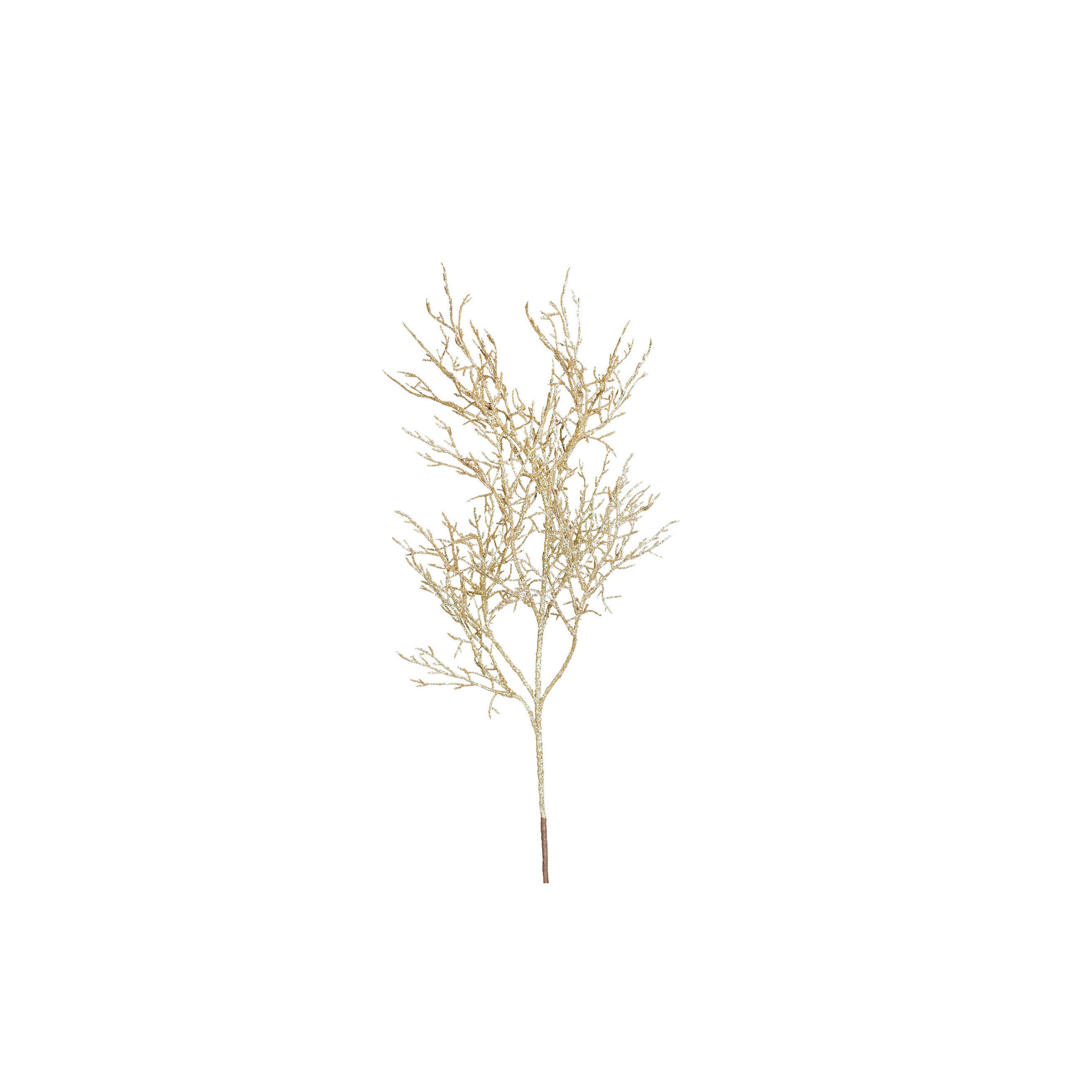 DEKOZWEIG - Goldfarben, LIFESTYLE, Kunststoff (73cm)