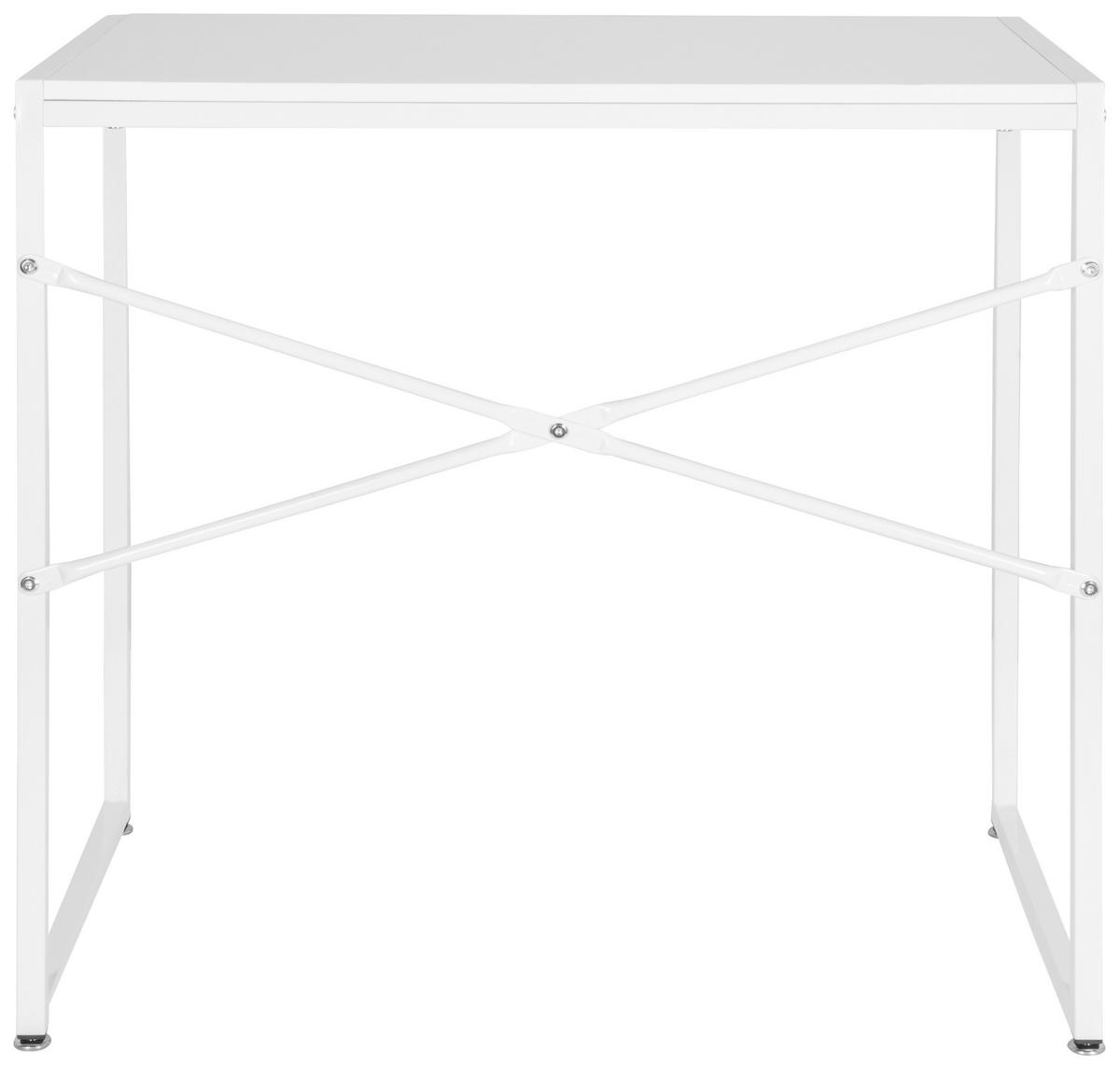 PSACÍ STŮL, bílá, 78/46/76 cm - bílá, Moderní, kov/kompozitní dřevo (78/46/76cm) - MID.YOU