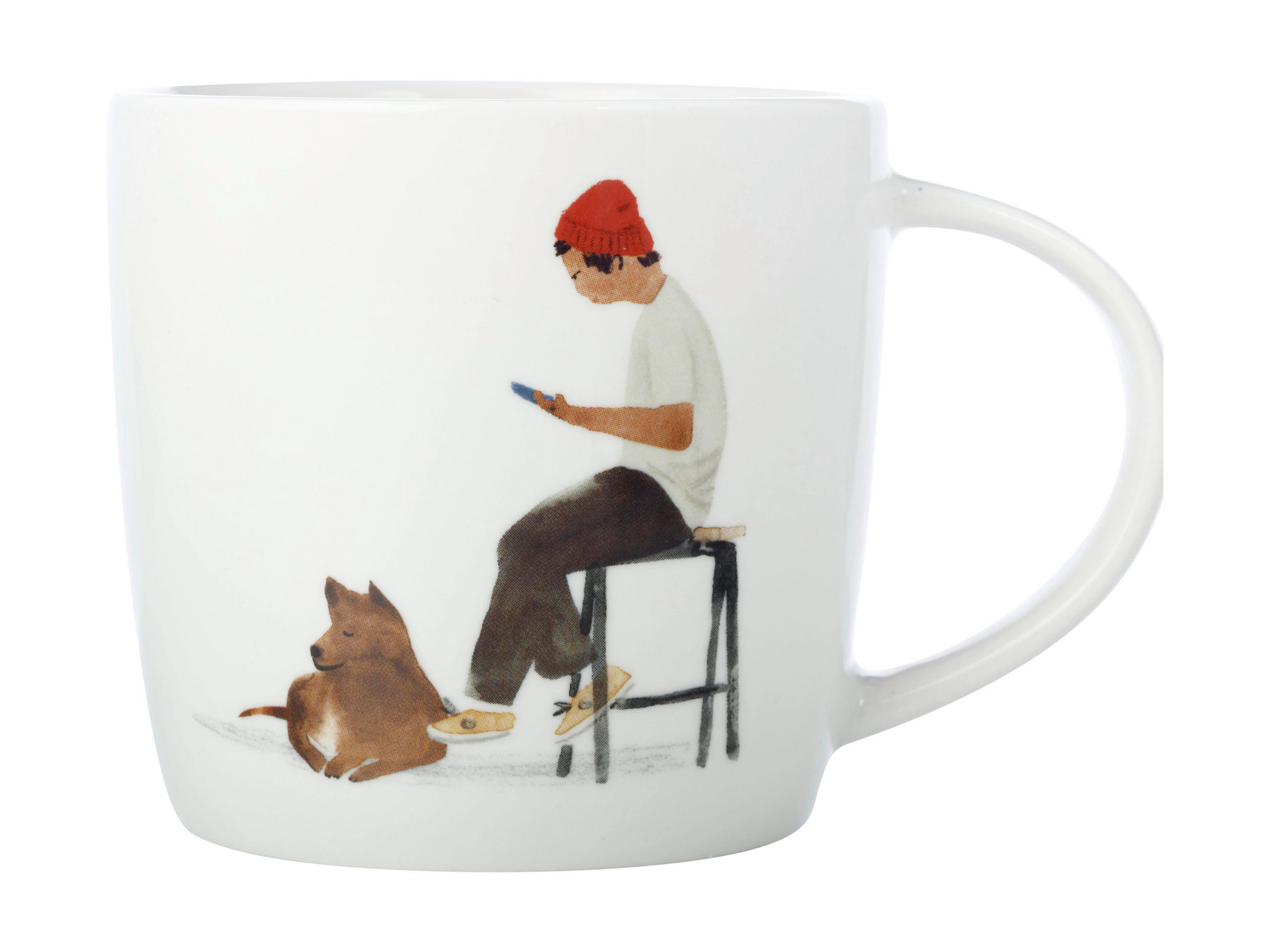 Cană Pentru Cafea 400 ml  - multicolor, Basics, ceramică (400ml)