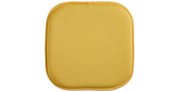 SITZKISSEN  40/40 cm   - Goldfarben, Textil (40/40cm) - Novel
