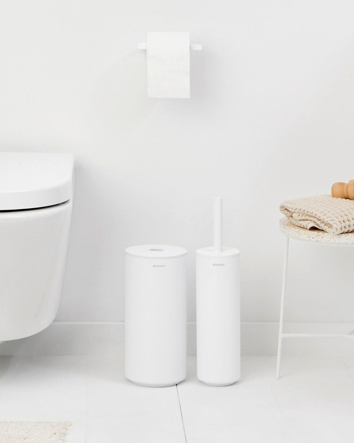 SET KUPAONSKOG PRIBORA  bijela  MINDSET  - bijela, Basics, metal (37.3/40.6/13.7cm) - Brabantia