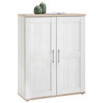 SCHUHSCHRANK  in 93/120/38 cm  - Silberfarben/Lärchefarben, KONVENTIONELL, Holzwerkstoff/Kunststoff (93/120/38cm) - Xora