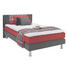 BOXSPRINGBETT 120/200 cm in Grau, Rot - Rot/Alufarben, KONVENTIONELL, Kunststoff/Textil (120/200cm) - Bentley BOXSPRINGBETT 120/200 cm in Grau, Rot - Rot/Alufarben, KONVENTIONELL, Kunststoff/Textil (120/200cm) - Bentley