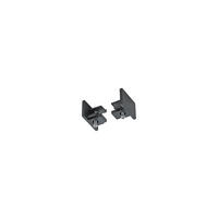 SCHIENENSYSTEM-ENDKAPPEN-SET - Schwarz, Basics, Kunststoff (3/2/1,8cm) - Trio Leuchten