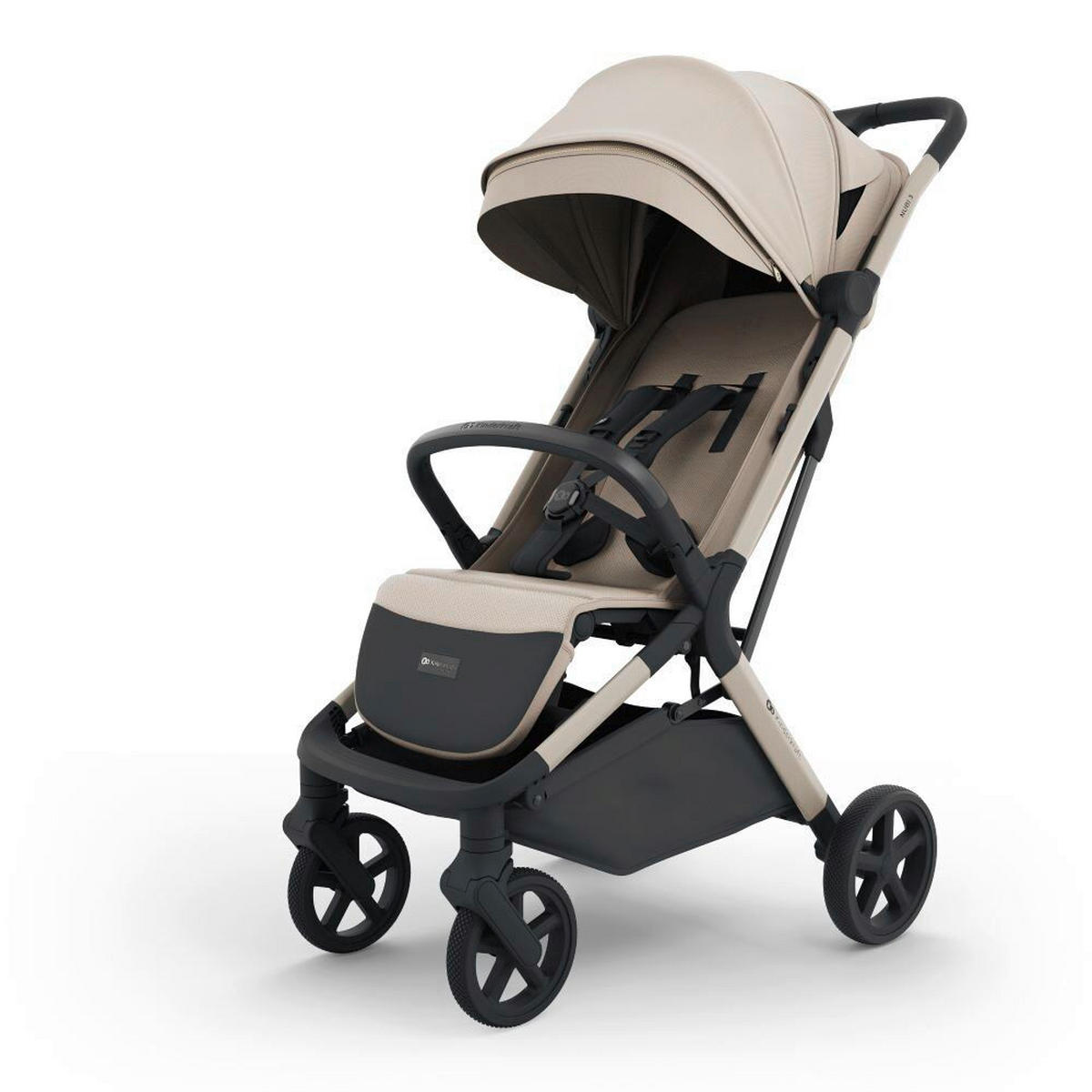 DJEČJA KOLICA  NUBI 3  - boje pijeska, Basics, metal/tekstil (68,5/53/106,5cm) - Kinderkraft