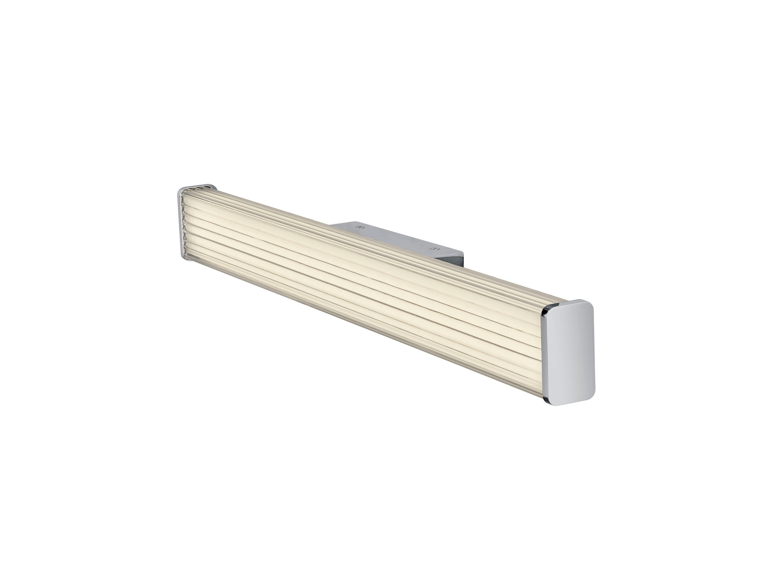 LED-WANDLEUCHTE Alla 60/7/7 cm   - Chromfarben, Design, Metall (60/7/7cm) - Helestra
