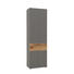 GARDEROBENSCHRANK Eiche furniert, massiv lackiert Eichefarben, Fango - Fango/Eichefarben, Design, Holz/Metall (61/198/36cm) - Dieter Knoll