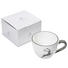 TEETASSE 400 ml - Weiß/Grau, LIFESTYLE, Keramik (0,4cm) - Gmundner TEETASSE 400 ml - Weiß/Grau, LIFESTYLE, Keramik (0,4cm) - Gmundner