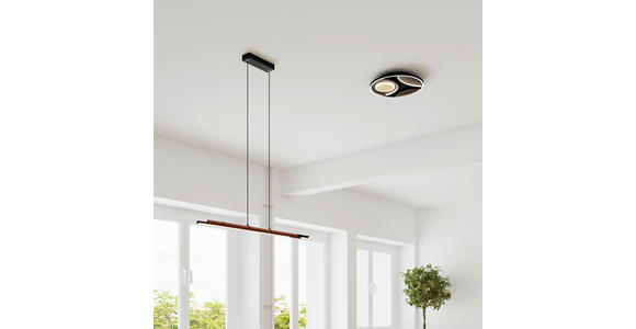 LED-HÄNGELEUCHTE 100/10/120 cm  - Weiß, Natur, Kunststoff (100/10/120cm) - Novel