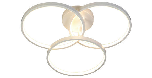 LED-DECKENLEUCHTE 70/12 cm  - Weiß, Trend, Kunststoff/Metall (70/12cm) - Novel
