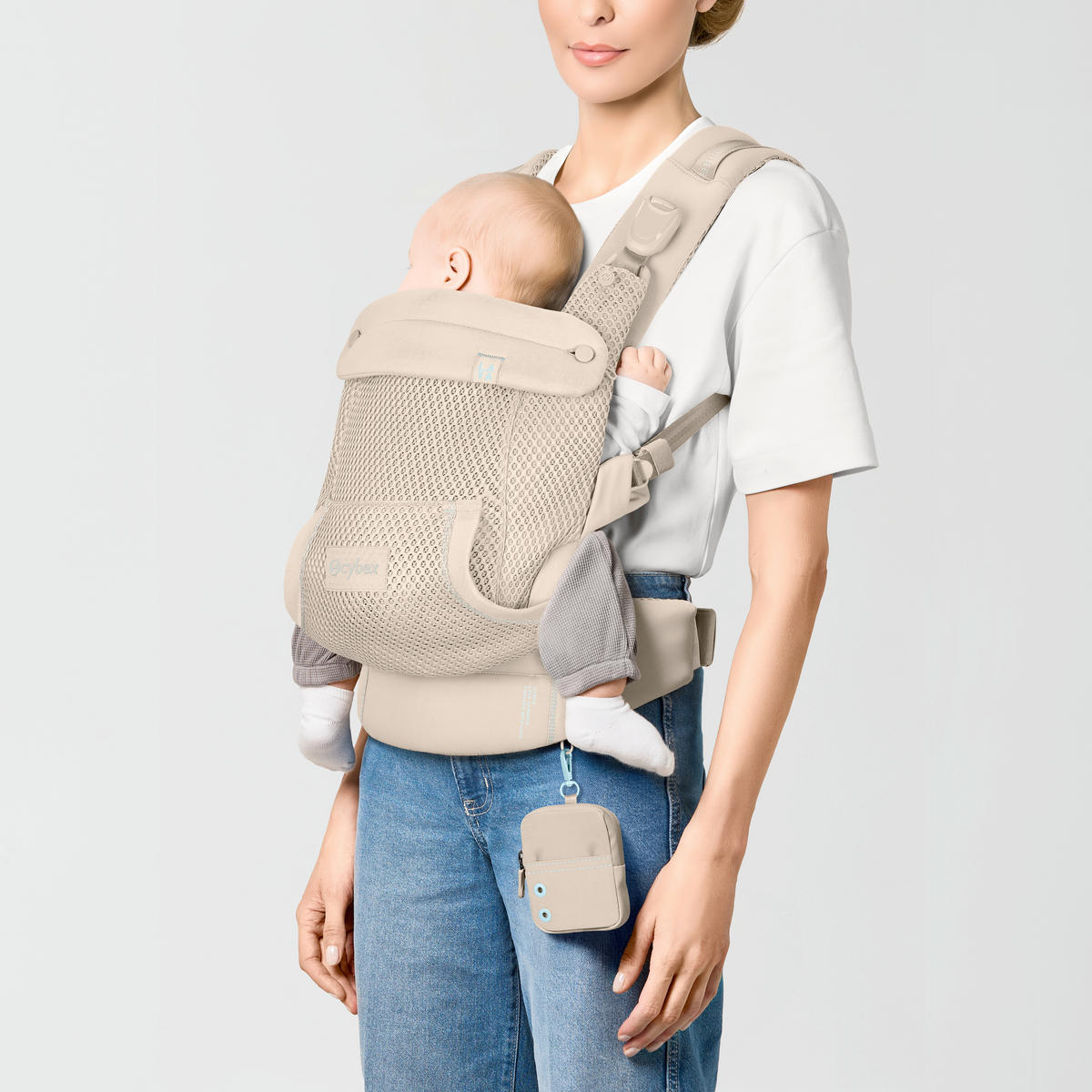 BABYTRAGE Laya  - Beige, Basics, Textil (50/60cm) - Cybex
