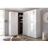 AUFSATZSCHRANK - Chromfarben/Weiß, Design, Holzwerkstoff/Kunststoff (80/40/80cm) - Xora AUFSATZSCHRANK - Chromfarben/Weiß, Design, Holzwerkstoff/Kunststoff (80/40/80cm) - Xora