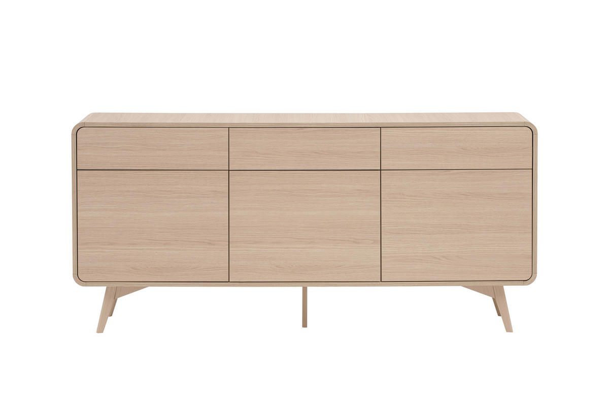 SIDEBOARD  180/84/39 cm 3 Schublade(n)  - Eichefarben, Design, Holz/Holzwerkstoff (180/84/39cm) - Livetastic