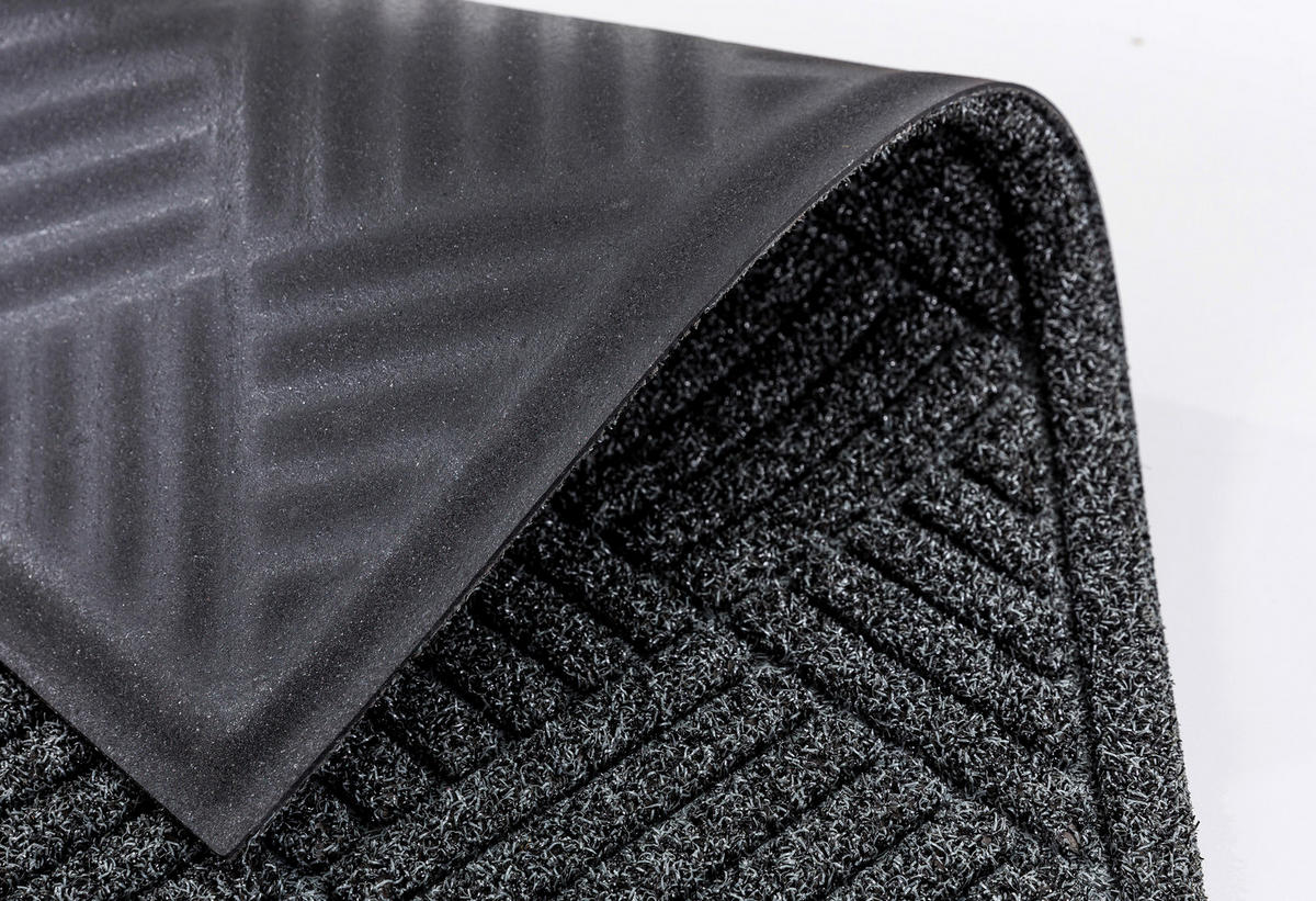FUßMATTE 45/75 cm Scraper Design  - Anthrazit, KONVENTIONELL, Textil (45/75cm)
