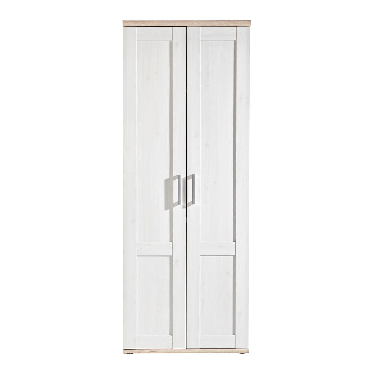SKŘÍŇ NA ODĚV, bílá, 76/200/38 cm - bílá/barvy dubu, Design, kompozitní dřevo/plast (76/200/38cm) - Xora