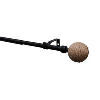 KARNIŠA crna metal - crna, Basics, metal (7/130/7cm) - Gardinia