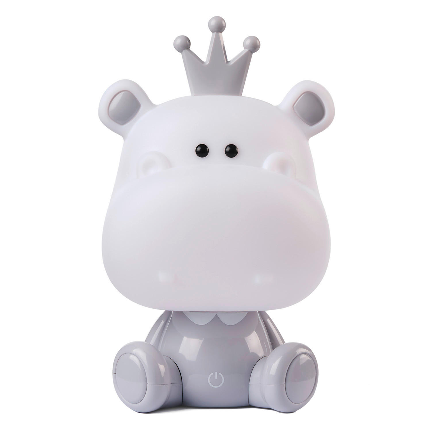 KINDERTISCHLEUCHTE 14/14/25 cm   - Grau, Basics, Kunststoff (14/14/25cm)