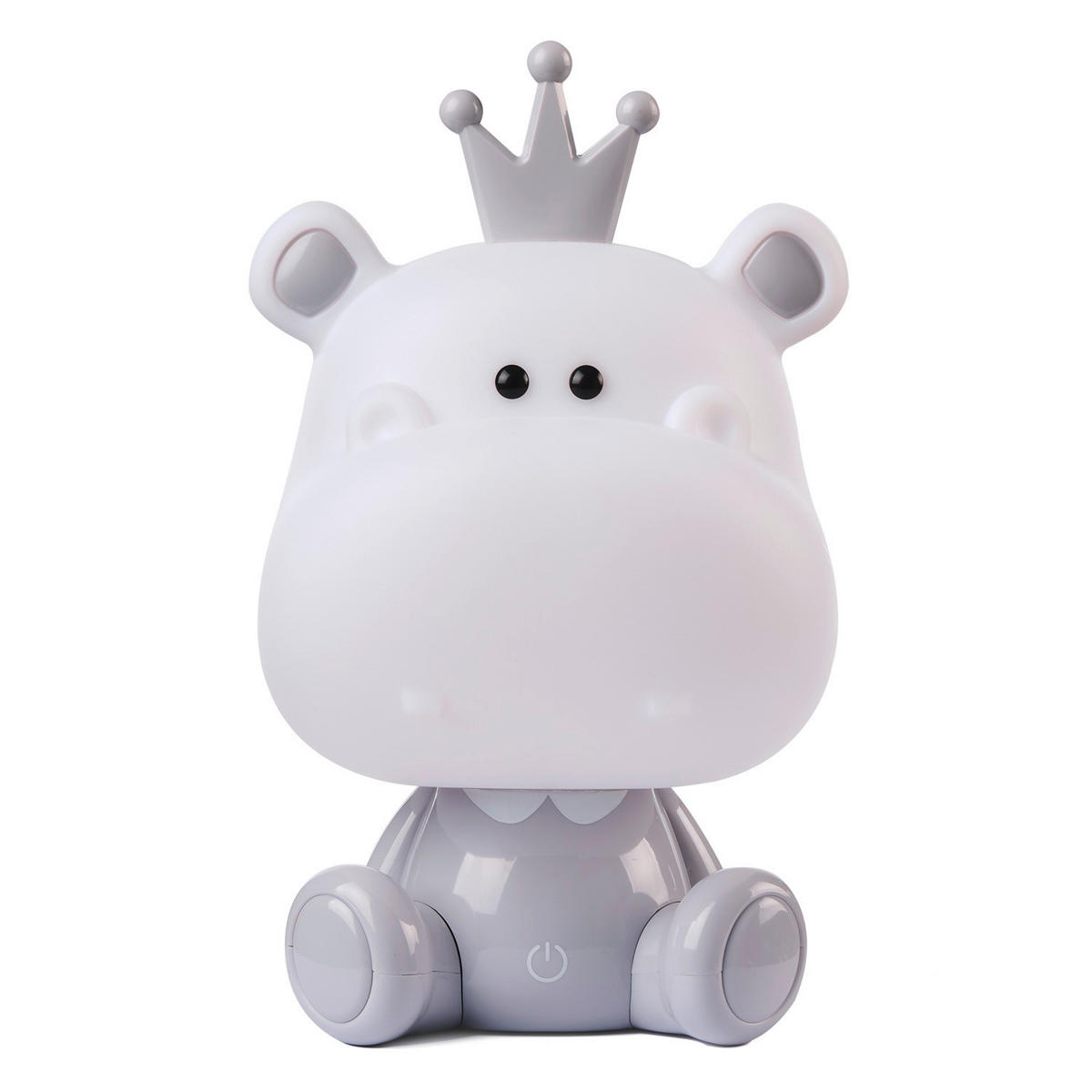 KINDERTISCHLEUCHTE 14/14/25 cm   - Grau, Basics, Kunststoff (14/14/25cm)