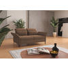 3-SITZER-SOFA in Flachgewebe Creme  - Creme/Schwarz, KONVENTIONELL, Textil/Metall (199/92/123cm) - Sit & More