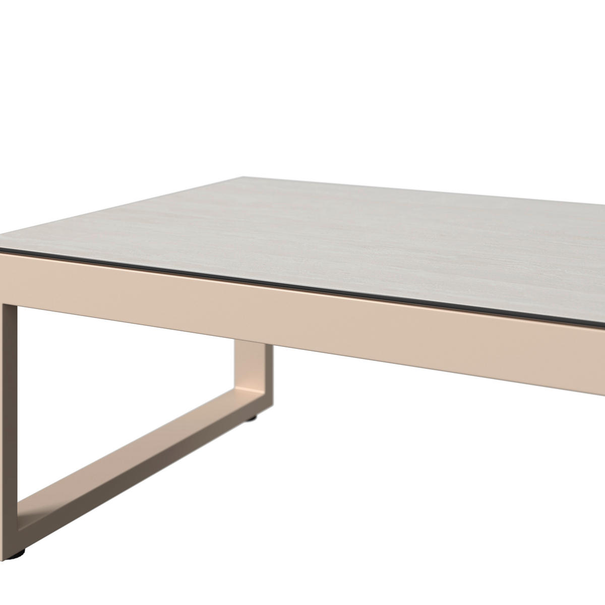 LOUNGE GARNITÚRA 3 részes  248/180 cm   - bézs, Design, Üveg/textil (248/180cm) - Amatio