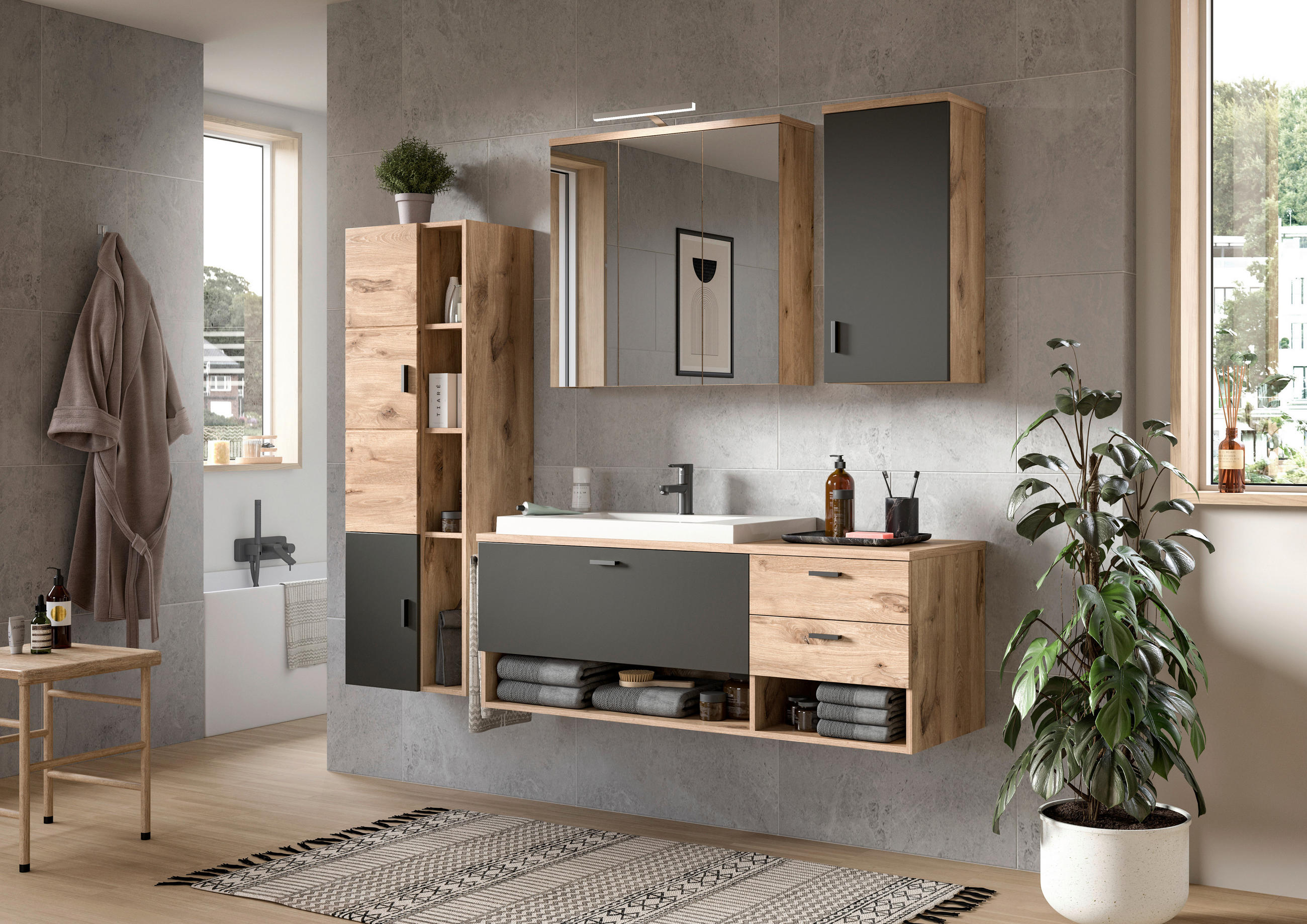 HÄNGESCHRANK 37/75/25 cm  - MODERN, Holzwerkstoff (37/75/25cm) - MID.YOU