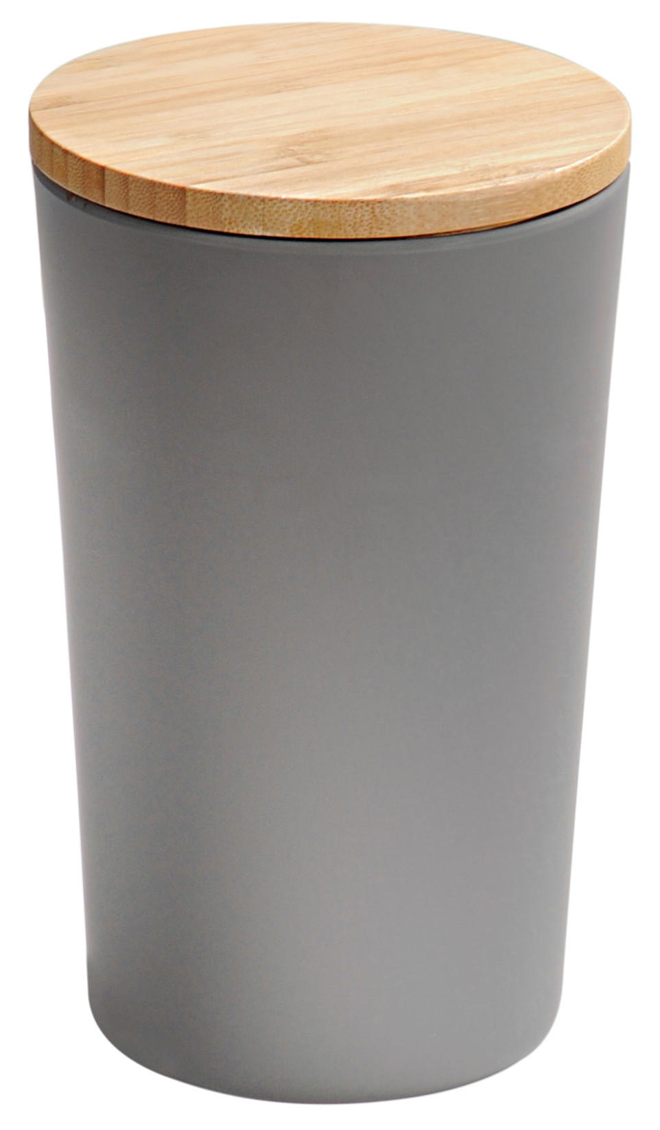 Recipient Depozitare Alimente   - maro/gri, Design, plastic/lemn (11,5/19cm) - Homeware Profession.