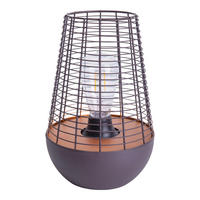 SOLARLEUCHTE   - Schwarz/Kupferfarben, Basics, Metall (27cm) - Näve