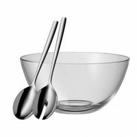 SALATSET  Taverno 2-teilig 23,5 cm  - Basics, Glas/Metall (23,5cm) - WMF