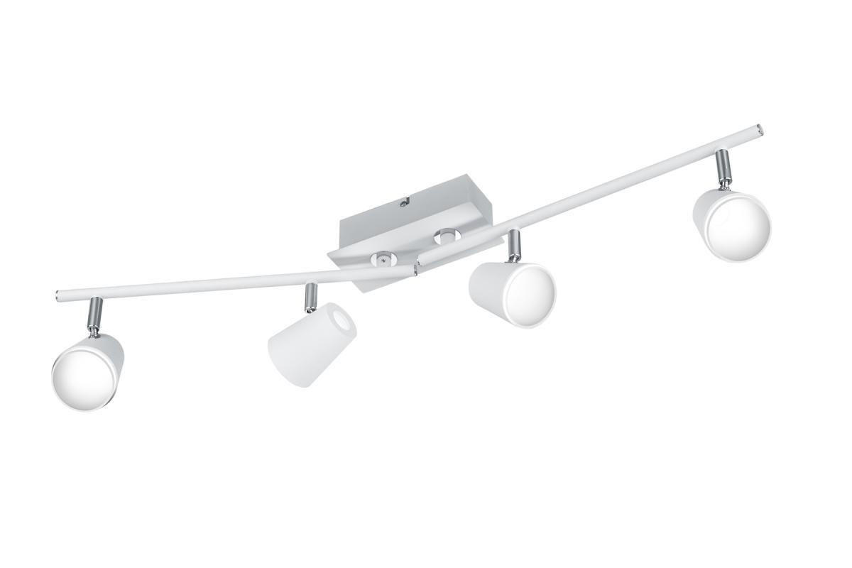 LED-STRAHLER 81,5/20/8 cm   - Chromfarben/Weiß, Design, Metall (81,5/20/8cm) - Trio Leuchten