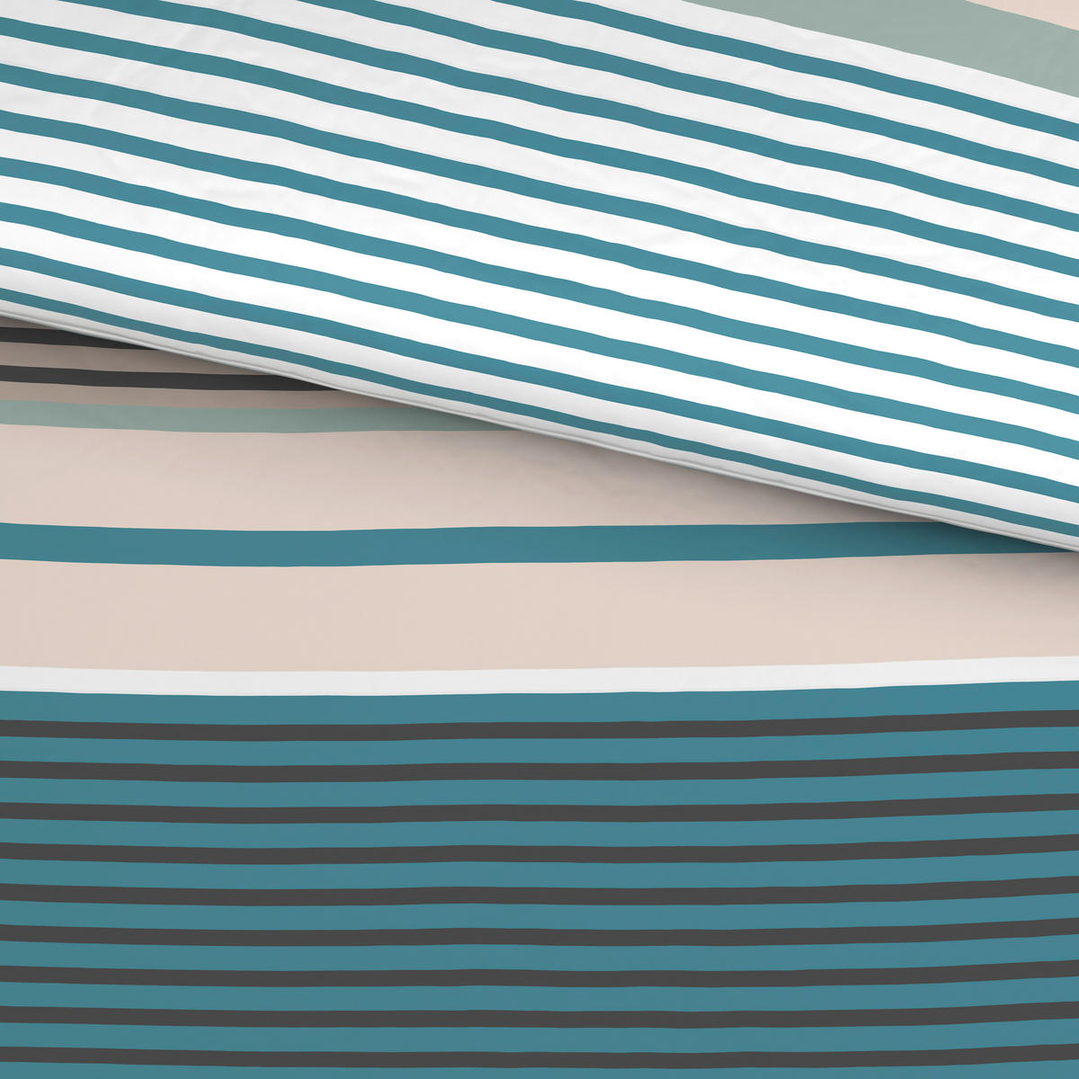 BETTWÄSCHE Mavie Satin 140/200 cm  - Blau, KONVENTIONELL, Textil (140/200cm) - Esposa