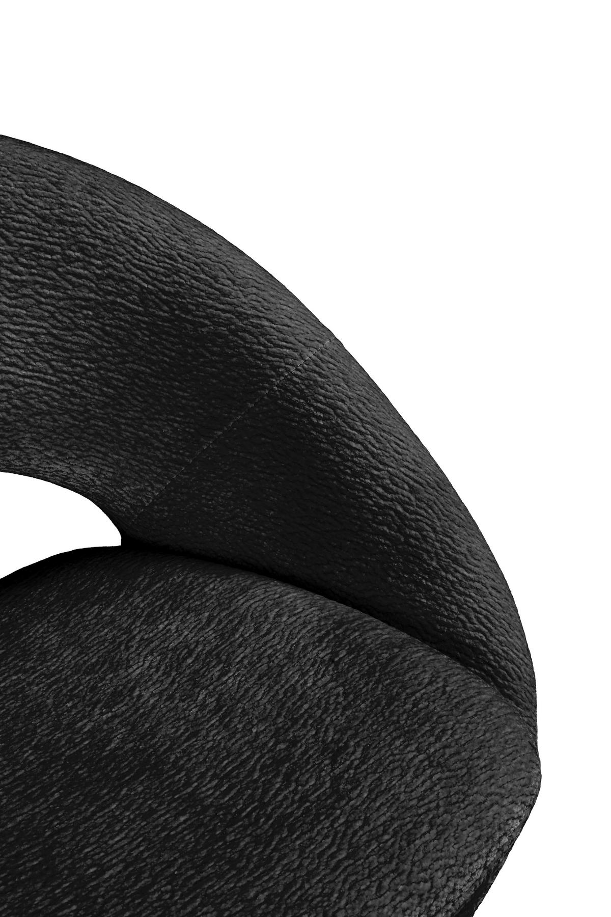 STUHL - Schwarz/Grau, Design, Textil/Metall (69/87,5/66,5cm) - Belluti