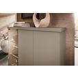HIGHBOARD Taupe  117/128/38 cm  - Taupe, Design, Glas/Holzwerkstoff (117/128/38cm) - Belluti