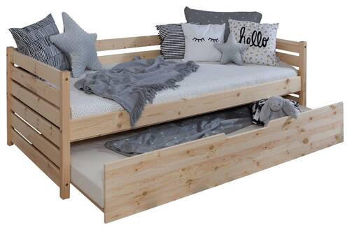Thumbnail - Mid.you Stauraumbett, Natur, Holz, Kiefer, massiv, 90x200 cm, für Rollrost geeignet, Kinder- & Jugendzimmer, Kindermöbel...