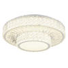 LED-DECKENLEUCHTE 50 W  50/17,3 cm    - Klar/Chromfarben, Konventionell, Glas/Metall (50/17,3cm) - Globo