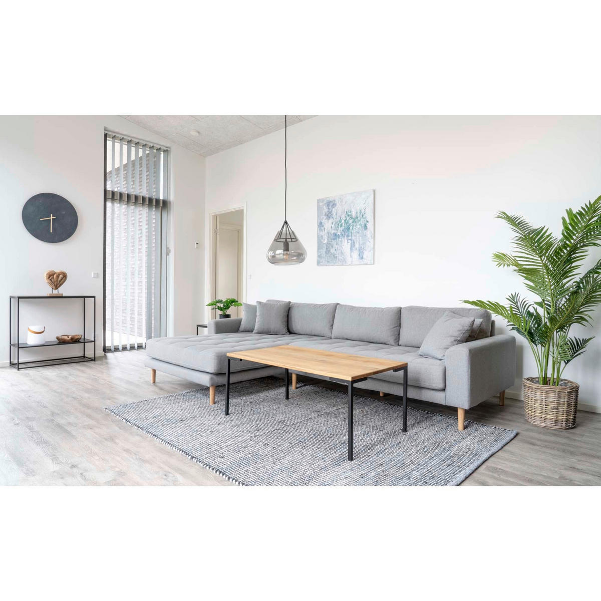 KUNSTPFLANZE Palme 175 cm  - Schwarz/Grün, Basics, Kunststoff (175cm)