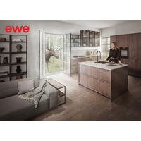 EINBAUKÜCHE   - Eichefarben, MODERN, Holzwerkstoff - EWE