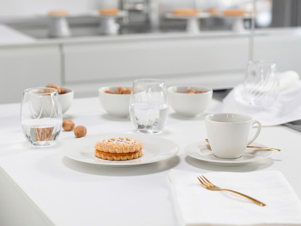 KAFFEESERVICE Creme Venice Creme 18-teilig  - Creme, Basics, Keramik - Creatable