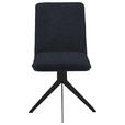 STUHL  in Stahl Webstoff Metall, Textil  - Schwarz, Design, Textil/Metall (46,5/87/64cm) - Voleo