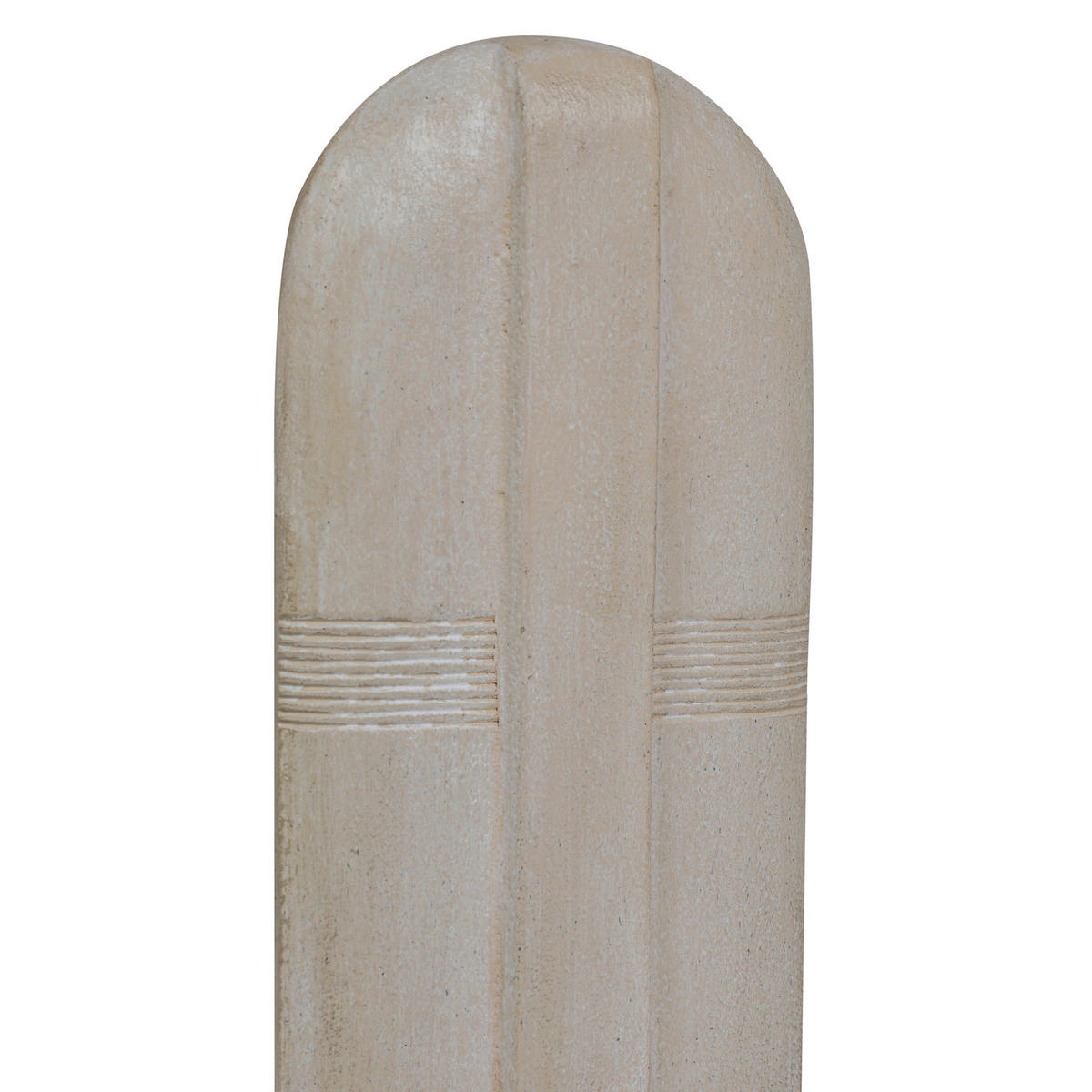 SKULPTUR - Beige, Basics, Stein/Metall (13/37/13cm)