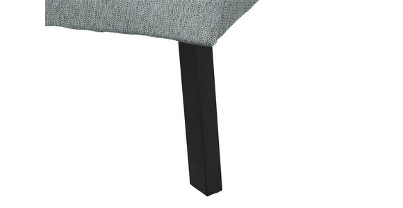 ECKSOFA in Webstoff Grau 205/280 cm - Schwarz/Grau, Design, Textil/Metall (205/280cm) - Xora