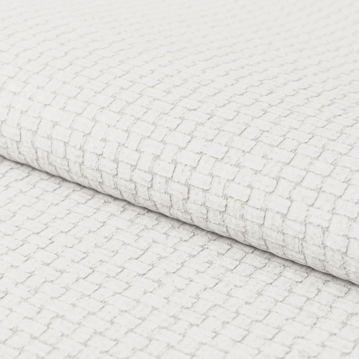 ECKSOFA Weiß Chenille Rücken echt, Kopfteilverstellung  - Schwarz/Weiß, KONVENTIONELL, Holz/Textil (203/286cm) - MID.YOU