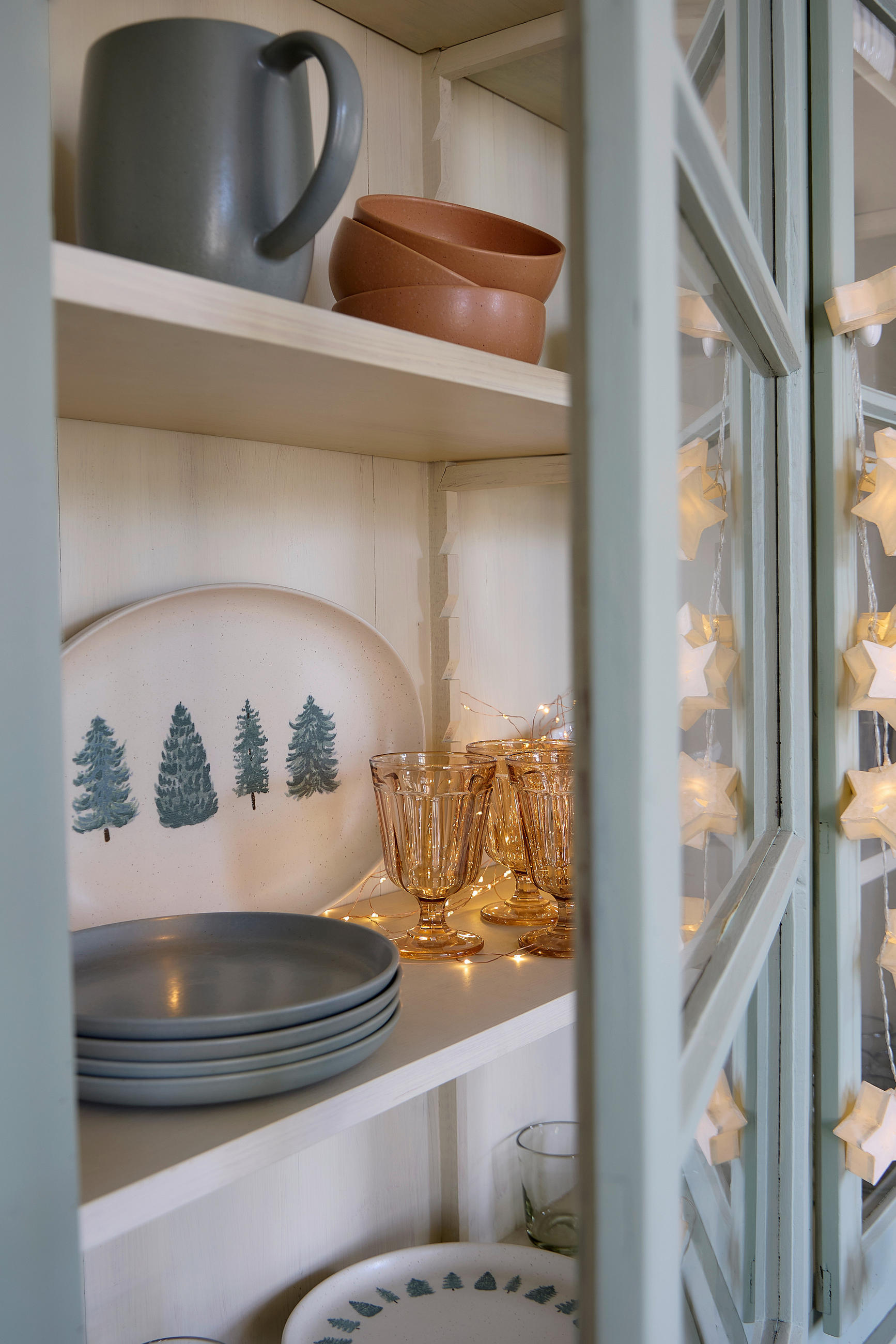 SERVIERPLATTE PACIFICA 40/26 cm  - Waldgrün/Creme, Basics, Keramik (40/26cm) - Costa Nova