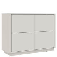 KOMMODE Sand Minimal, 124,4/89,5/40 cm,  - Kaschmir, Design, Holzwerkstoff (124,4/89,5/40cm) - MID.YOU