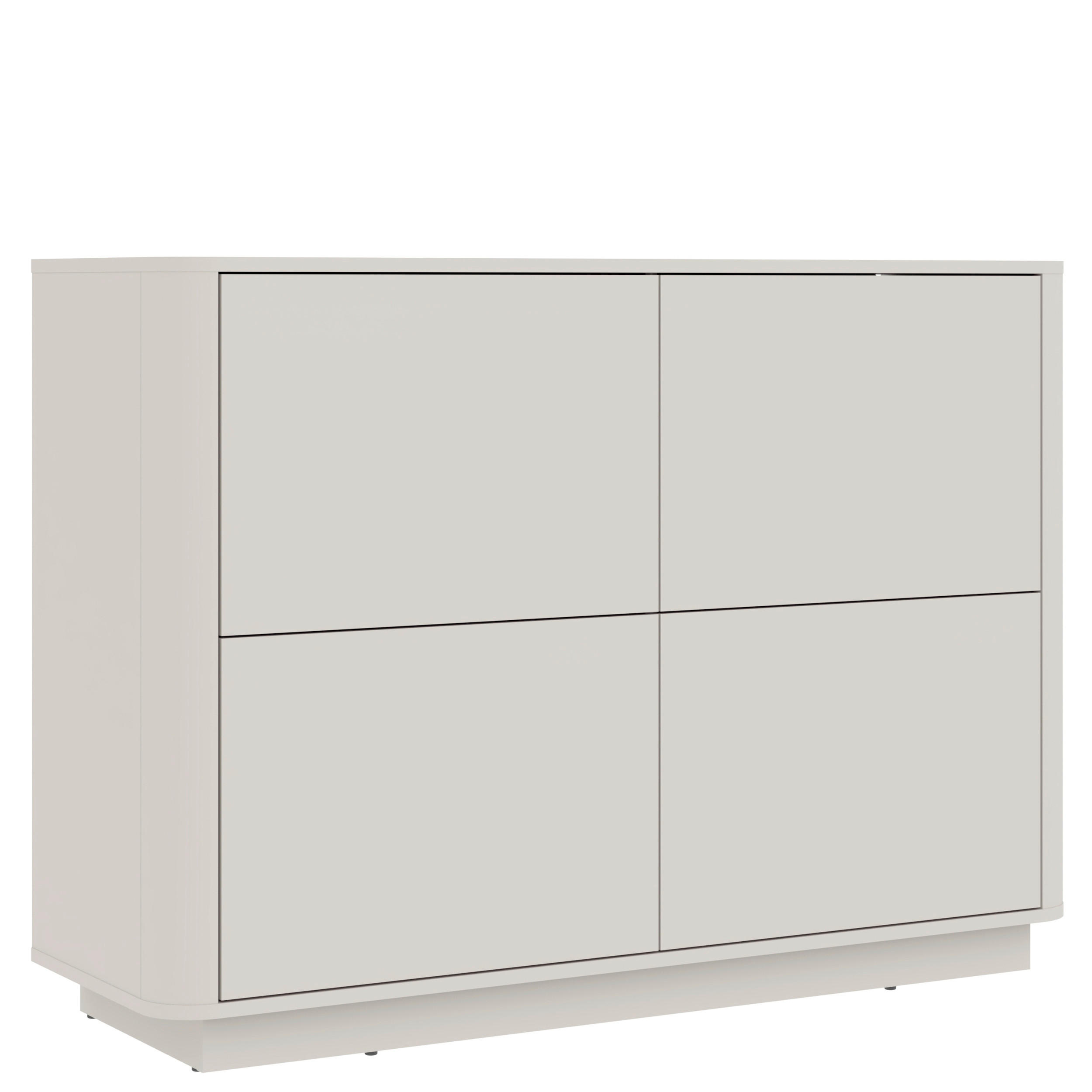 Mid.you Kommode Sand Minimal Kaschmir 124.4x89.5x40 cm