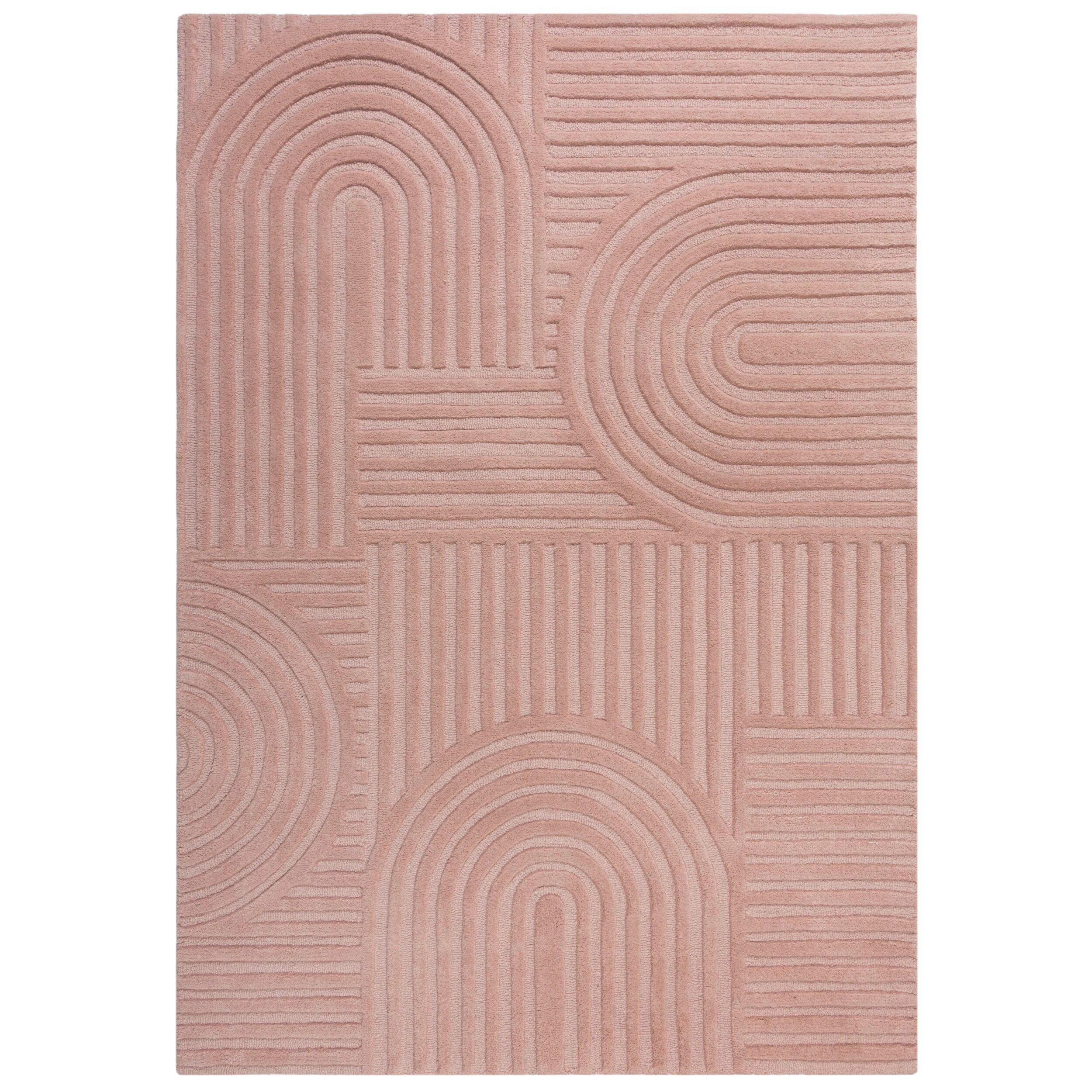 KOBEREC, 170/120 cm, světle růžová - světle růžová - textil